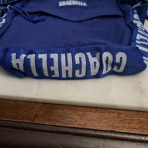 American Express Blue Coachella Crossbody Purse - Picture 2 of 8